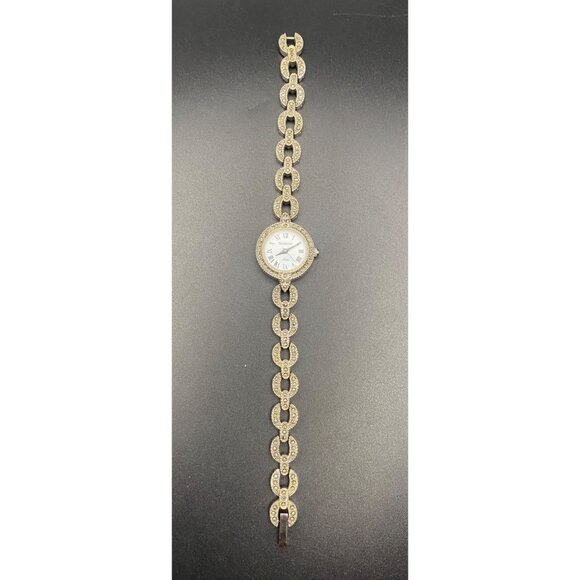 Armitron Now Womens Watch Marcasite Look Bracelet Silver-Tone New Battery Works - Picture 8 of 11